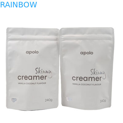 Customized Plastic Moisture Proof Stand Up Mylar Bag Tea Coffee Packaging Pouch With Holographic Effect