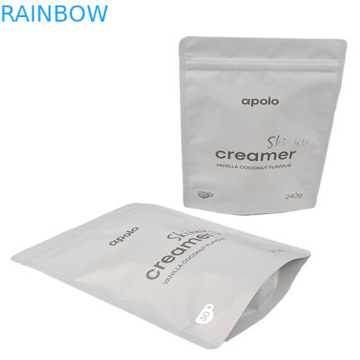 Factory Supplied Aluminum Foil Gummie Candy Packaging Smell Proof Zipper Stand Up Mylar Bag for Coffee Protein Spices Fl