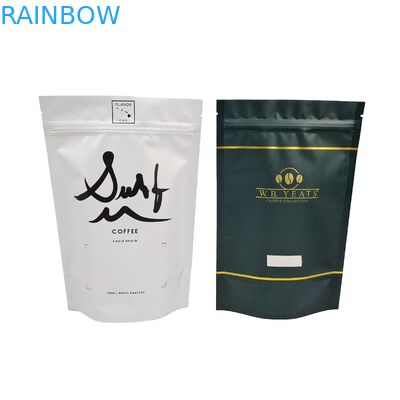 Resealable Ziplock Customized Logo Printed Heat-Sealed Plastic Packaging Bag For Coffee Packaging Bag