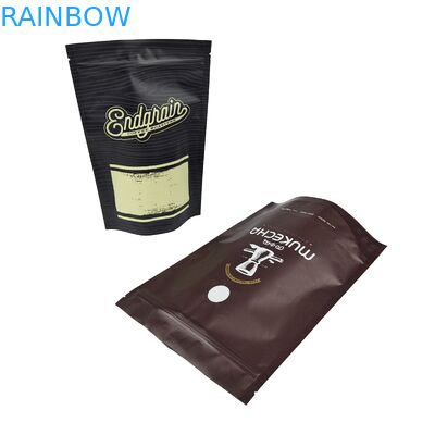Clear Printing Custom Metallic Wholesale Food Packaging Bags With Zip Lock Stand Up Plastic Packaging Bag