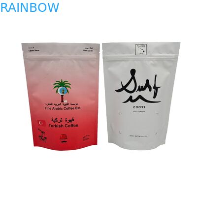 High Quality Custom Food Packaging Bag Design Printed Matte Aluminum Foil Stand Up Ziplock Pouch