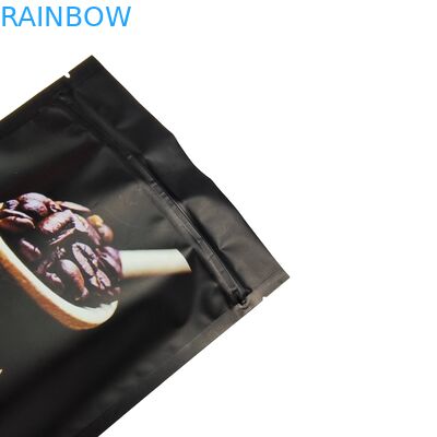 Stand Up Bags With Clear Window Customized Design Aluminum Foil Plastic Packaging Ziplock Bags