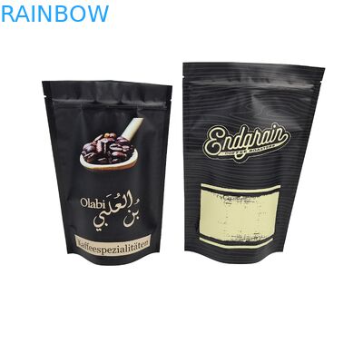 Aluminum Foil Zip Lock Doypack Customized Design Sealing Bags Coffee Food Packaging Stand Up Bags