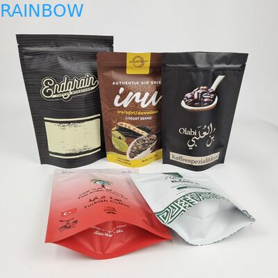 Food Grade Edible Food Packaging Bags Snack Standing Pouch Bag Sealable Ziplock Bags For Food Packaging