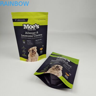 Stand Up Kraft Paper Bag With Moisture Proof Zipper For Food Flour Nut Rice Tea Spices Storage Packaging Doypacks