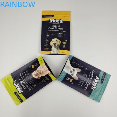 Factory Wholesale Biodegradable Food Packaging Bag Stand Up Pouch Smell Proof Zip Lock Kraft Paper Aluminum Foil Bags