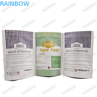 Custom Food Packages Reusable Pouch Environmentally-Friendly Material Kraft Paper Bags