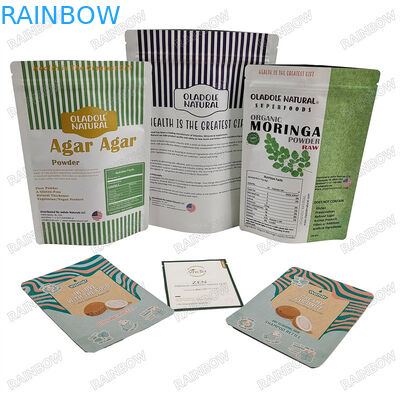 Transparent Animal Treats Packages Stand Up Zipper Bags Food Grade Material Bags
