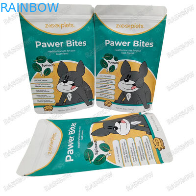 100% Biodegradable kraft paper bags for Pet Food Packaging Pet Food Storage Pack