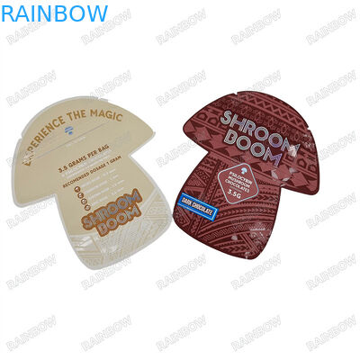 CMYK Pantone Colors 3.5g 7g 14g 28g Special Shape Bags with Eco-friendly Ink for Gravure Printing