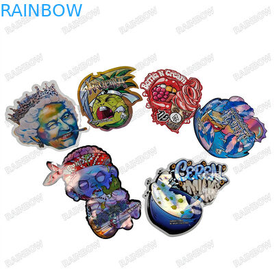 Customized Die Cut Bags with Child Proof Zipper and Long Lasting Durability for Printing Design