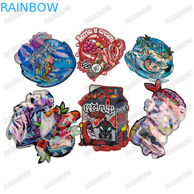 Customized Die Cut Bags with Child Proof Zipper and Long Lasting Durability for Printing Design