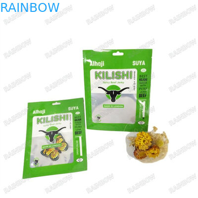 Digital Printing 100% Biodegradable Kraft Paper Bags Custom Manufacturers Stand Up Food Packaging Zipper Plastic Pouch C