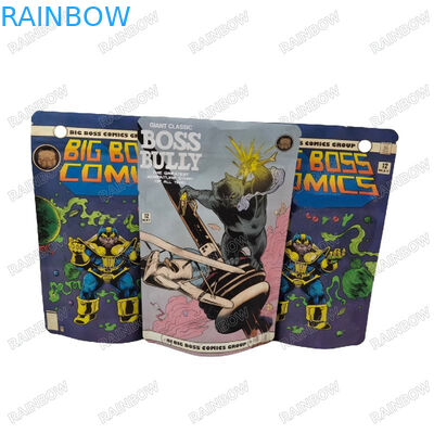 Custom Resealable Heat Seal Stand Up Paper Bag Snack Cookies Food Packaging Zipper Bag