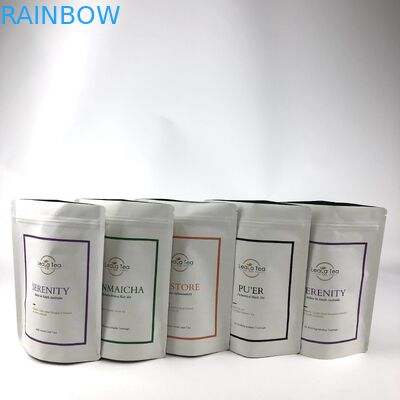 Negotiable Shipping Method and Degassing Valve Kraft Paper Bag Tea Bags Packaging