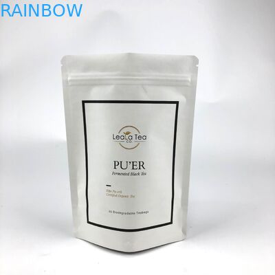 Resealable Stand Up Pouches with Customized Logo for Dried Tea Bag Packaging