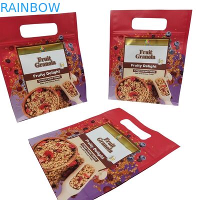 Food Preservation Packaging Bottom Gusseted Pouches with 9 Colors
