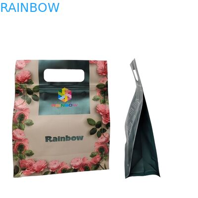 Accept Custom Order Flat Bottom Coffee Packaging Bag with Under Gusseted Package Bags