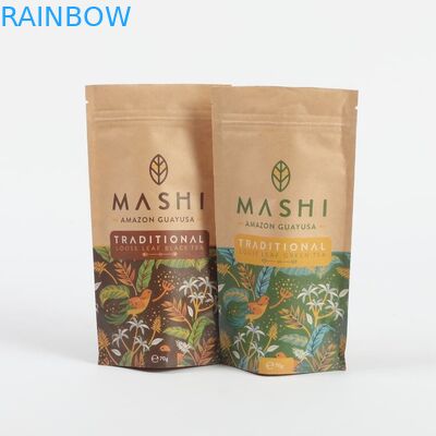 Gravure Printing Stand Up k Bags , Milk Powder Aluminium Foil Pouch With Zipper