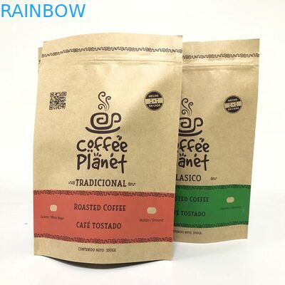 Gravure Printing Stand Up k Bags , Milk Powder Aluminium Foil Pouch With Zipper