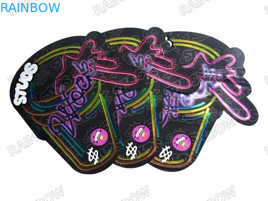 Smell Proof Herbal Incense Packaging Zip Lock Mylar CBD Oil Weed Hemp Bags Gravure Printing
