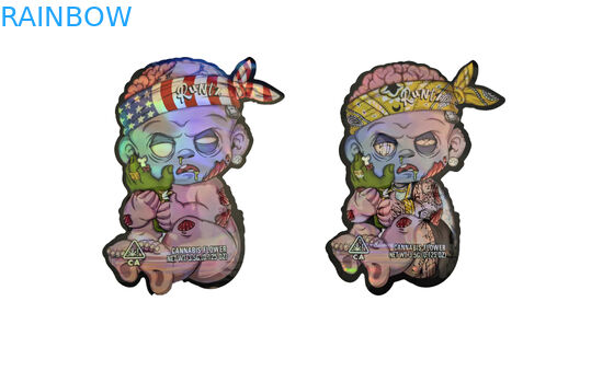 Smell Proof Herbal Incense Packaging Zip Lock Mylar CBD Oil Weed Hemp Bags Gravure Printing