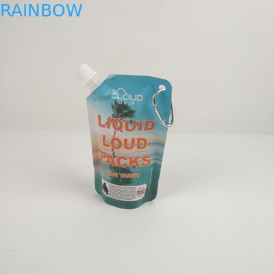 Up To 10 Colors Customized Flexible Spouted Pouches with Tear Notch Options