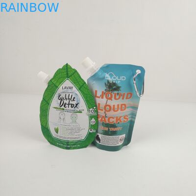 Up To 10 Colors Customized Flexible Spouted Pouches with Tear Notch Options