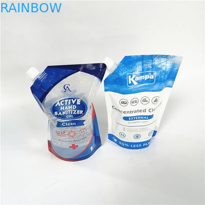 Recyclable Spouted Stand-Up Pouches with Various Cap Types for Eco-Friendly Packaging