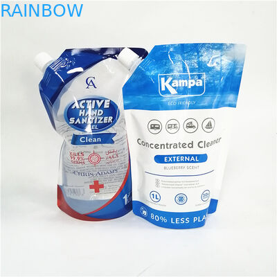 Recyclable Spouted Stand-Up Pouches with Various Cap Types for Eco-Friendly Packaging