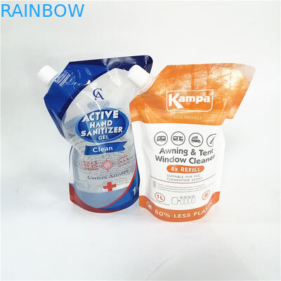 Recyclable Spouted Stand-Up Pouches with Various Cap Types for Eco-Friendly Packaging