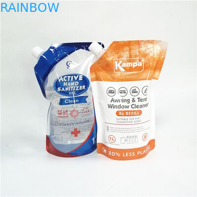 Recyclable Spouted Stand-Up Pouches with Various Cap Types for Eco-Friendly Packaging