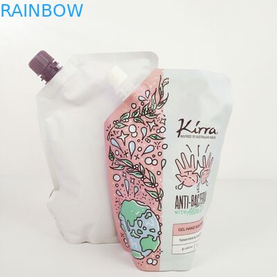 Industrial Food Packaging with Silver Foil Sachets for Stand Up Body Scrub Bag