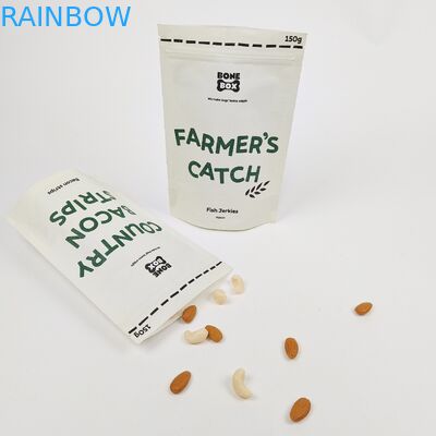 White Handle Material and Stand Included in Personalized Gift Sacks