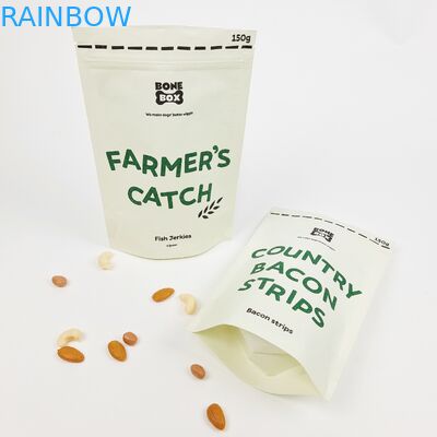 White Handle Material and Stand Included in Personalized Gift Sacks