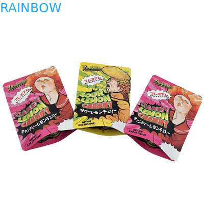 Customized Color Herbal Incense Packaging with Child Proof Pouches