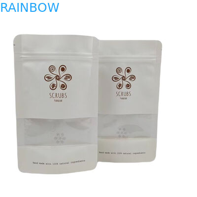 Clear Window Plastic Zipper Bags Standup Pouch Foil Laminated Digital Printing