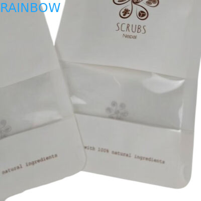Clear Window Plastic Zipper Bags Standup Pouch Foil Laminated Digital Printing