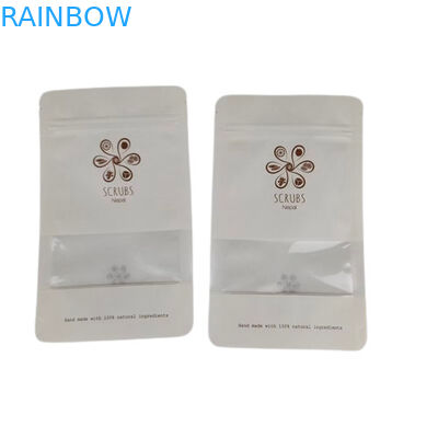 Clear Window Plastic Zipper Bags Standup Pouch Foil Laminated Digital Printing