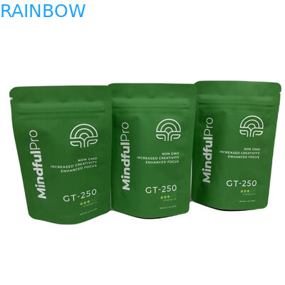 CYMK Color Herbal Incense Packaging Aluminum Foil Stand Up Plastic Mylar Zipper Bag