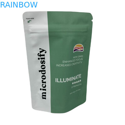 CYMK Color Herbal Incense Packaging Aluminum Foil Stand Up Plastic Mylar Zipper Bag