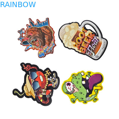 3.5g 7g Custom Printed Special Die Cut Irregular Shaped Mylar Bags Smell Proof With Zipper Snack Packaging Mylar Bags