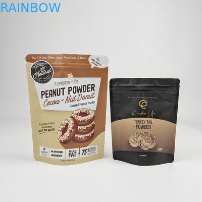 Matte Green Package Stand Up Pouch/Aluminum Foil Packaging Zip Lock Bag/Doypack Mylar Storage Food Bags