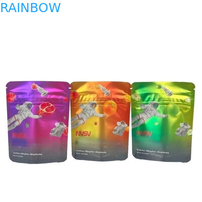 3.5 Gram Plastic Pouches Packaging Custom Label Printed CBD Cookies Resealable k