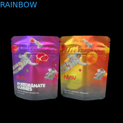 3.5 Gram Plastic Pouches Packaging Custom Label Printed CBD Cookies Resealable k