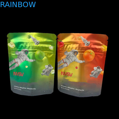 3.5 Gram Plastic Pouches Packaging Custom Label Printed CBD Cookies Resealable k