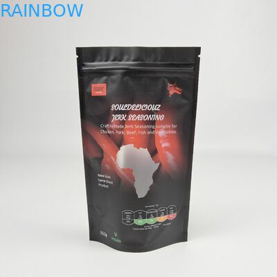 Resealable Matte Full Color Package Stand Up Pouch Aluminum Foil Packaging Zip Lock Bag Doypack Mylar Food Packaging Bag