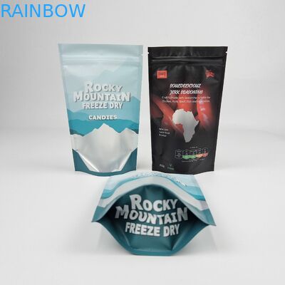Resealable Matte Full Color Package Stand Up Pouch Aluminum Foil Packaging Zip Lock Bag Doypack Mylar Food Packaging Bag