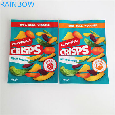 Custom Digital Printing Ziplock Edibles Stand Up Packaging BagsFor Nuts Food