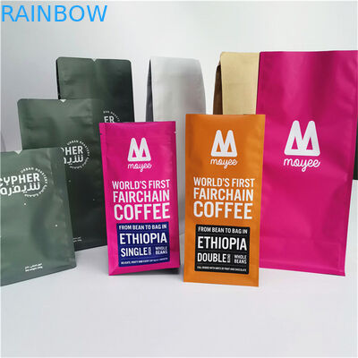Custom Food Grade Smell Proof Aluminium Gusset Packaging Bags for Coffee Bean for 250G 500G 1KG